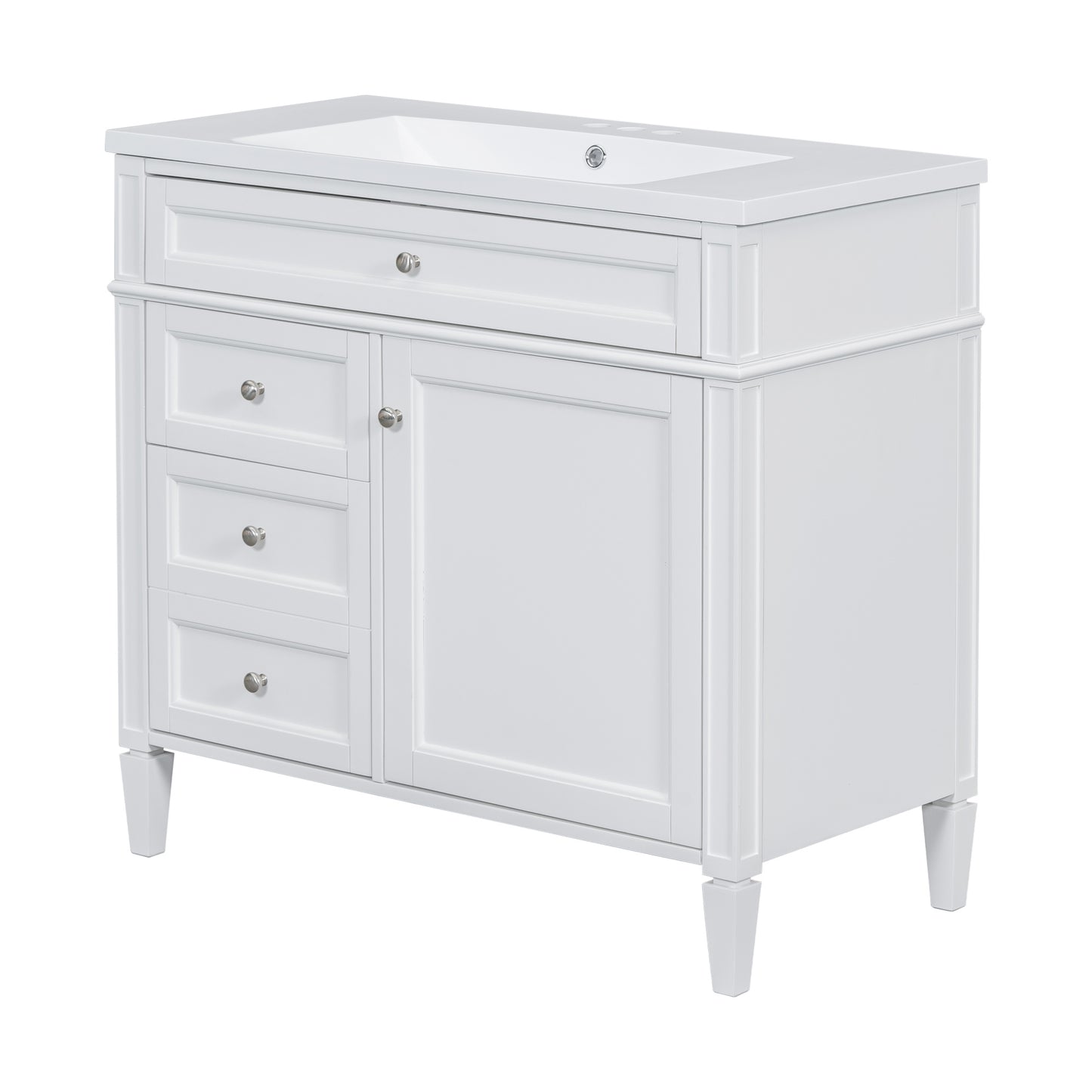 36'' Royal Blue Vanity with Medicine Cabinet