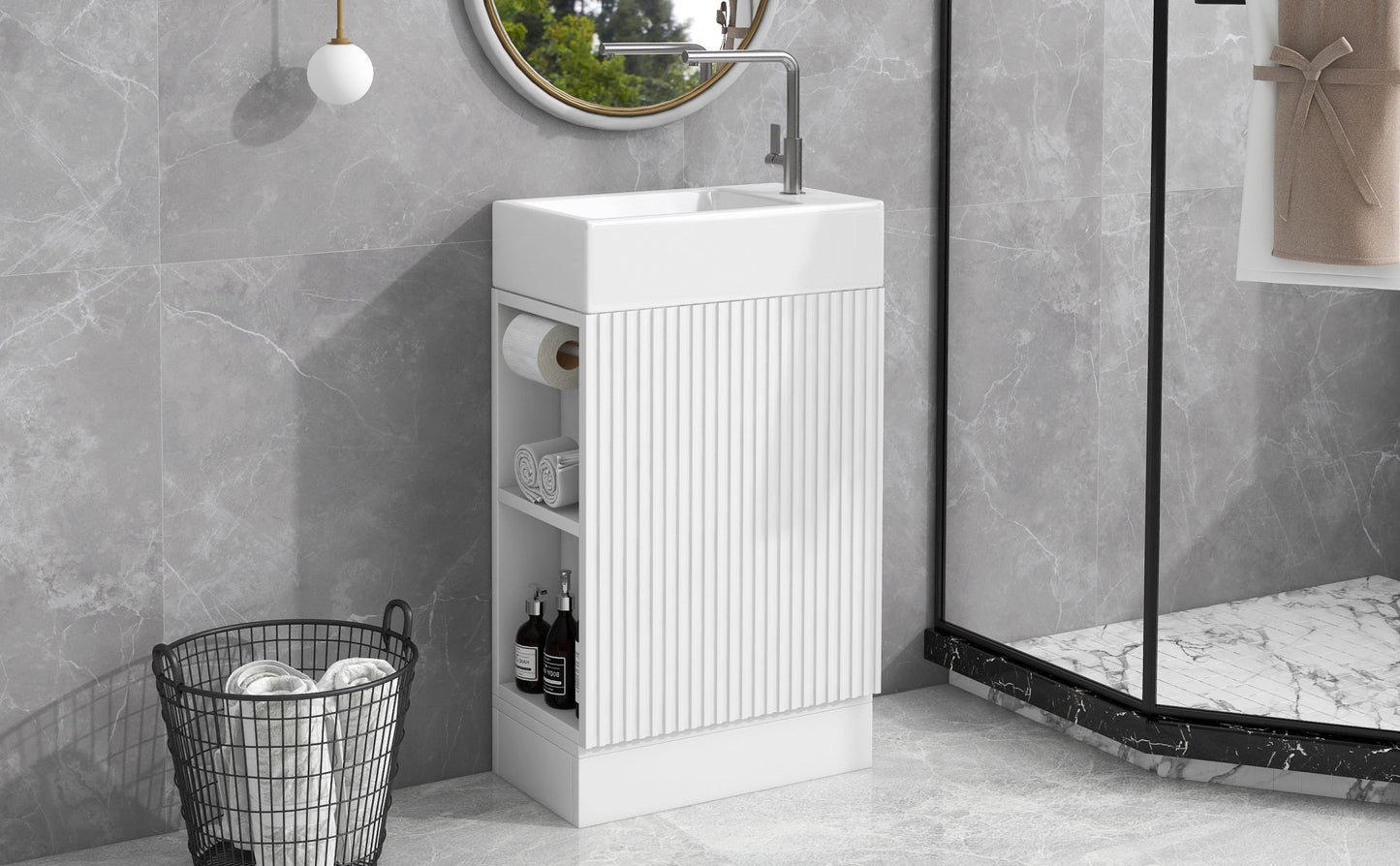 18.6\\\" Luxurious Vanity with storage
