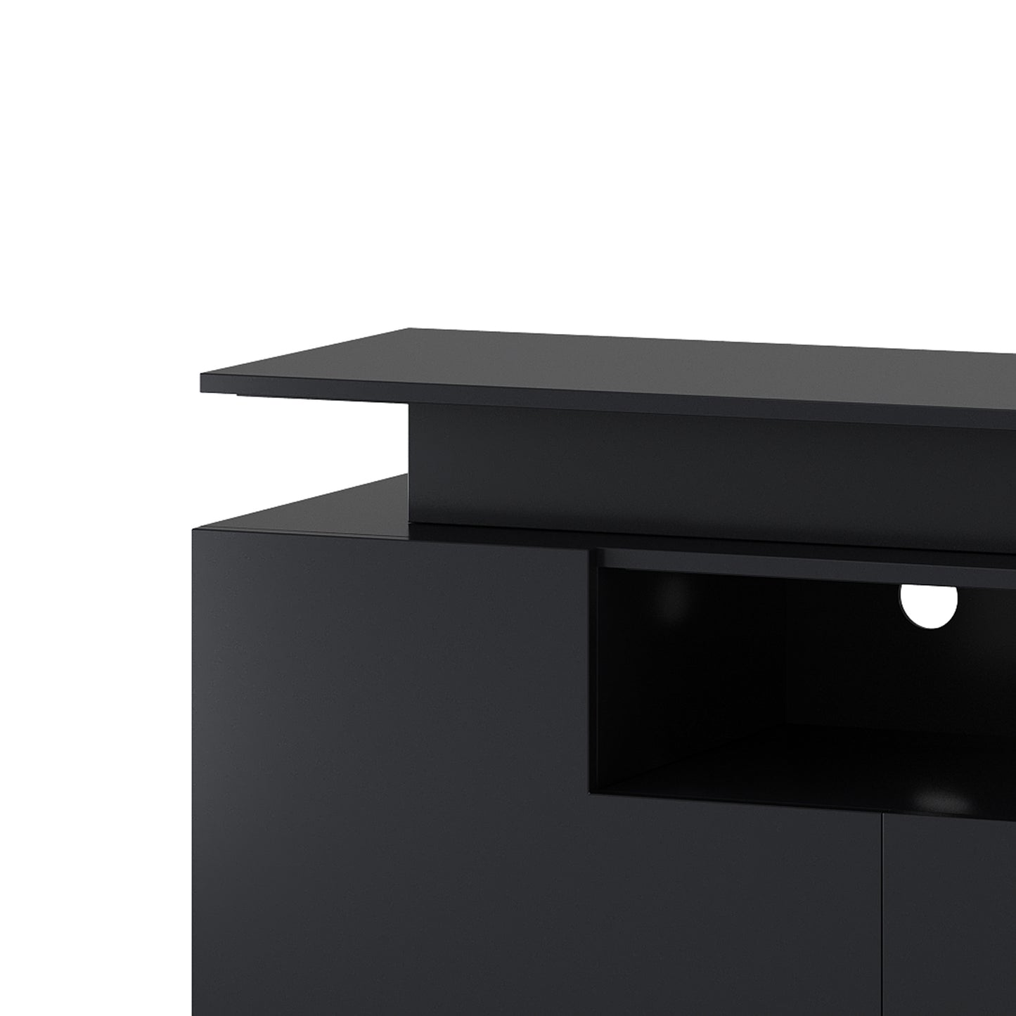 Modern, Stylish Functional LED, TV stand up to 75\"