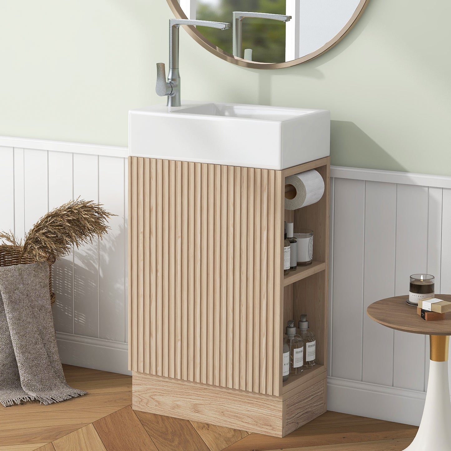 18.6\\\" Luxurious Vanity with storage