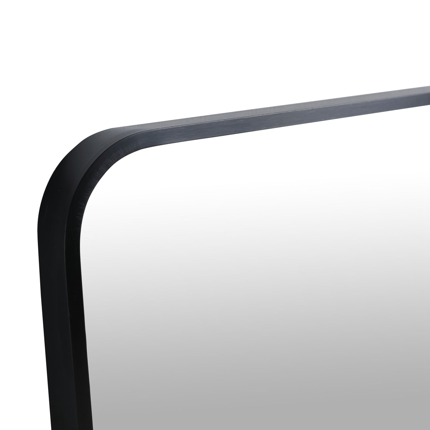 24 x 32 Mirror Black Aluminum Frame