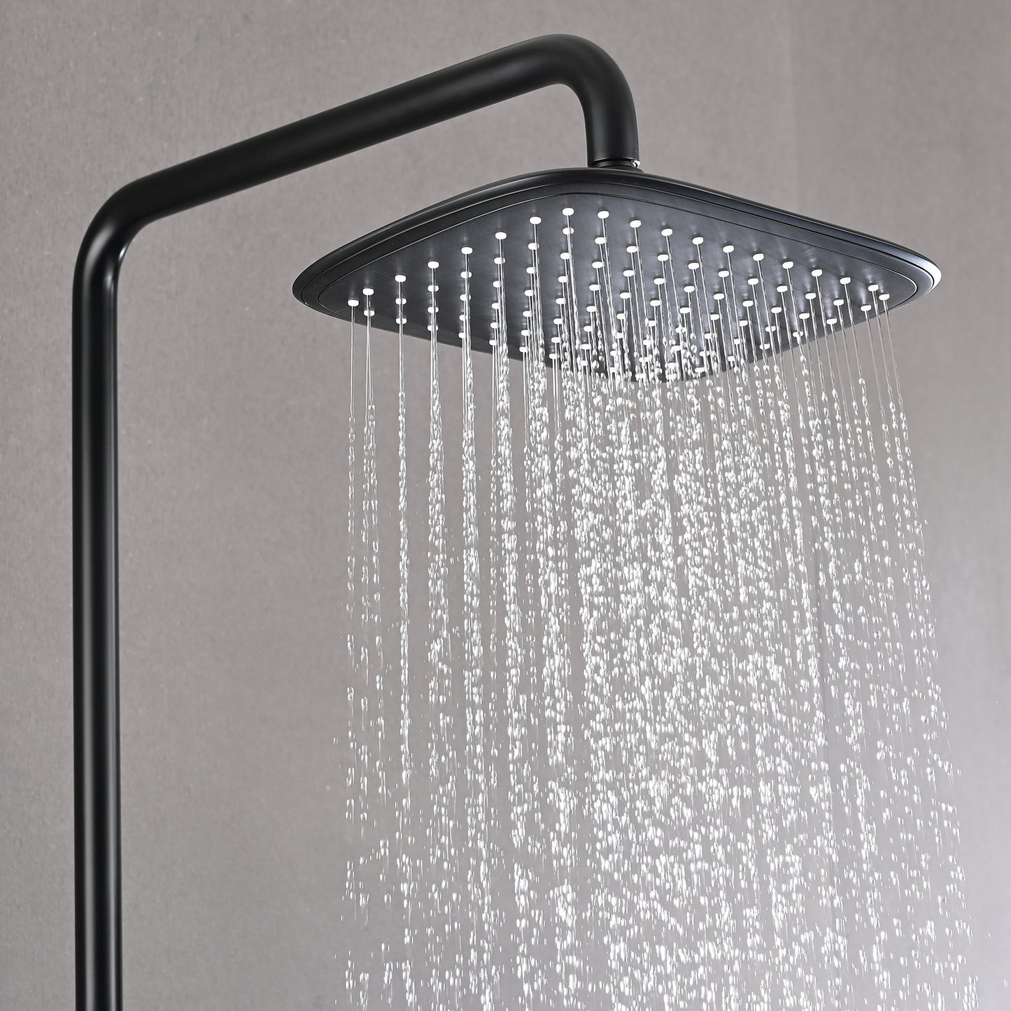 Constant Temperature wall Mounted Black Shower Head