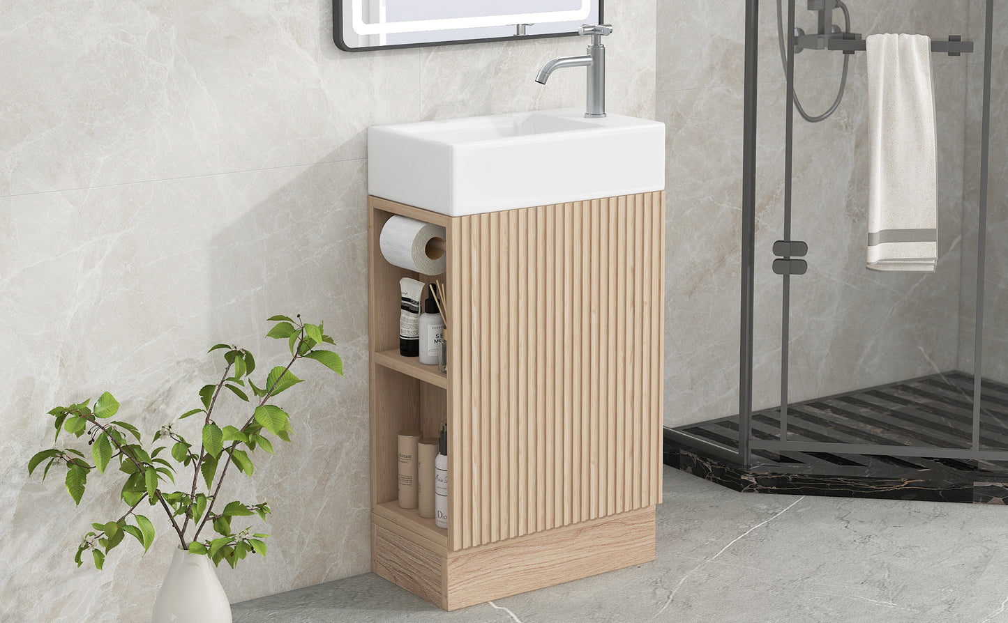18.6\\\" Luxurious Vanity with storage