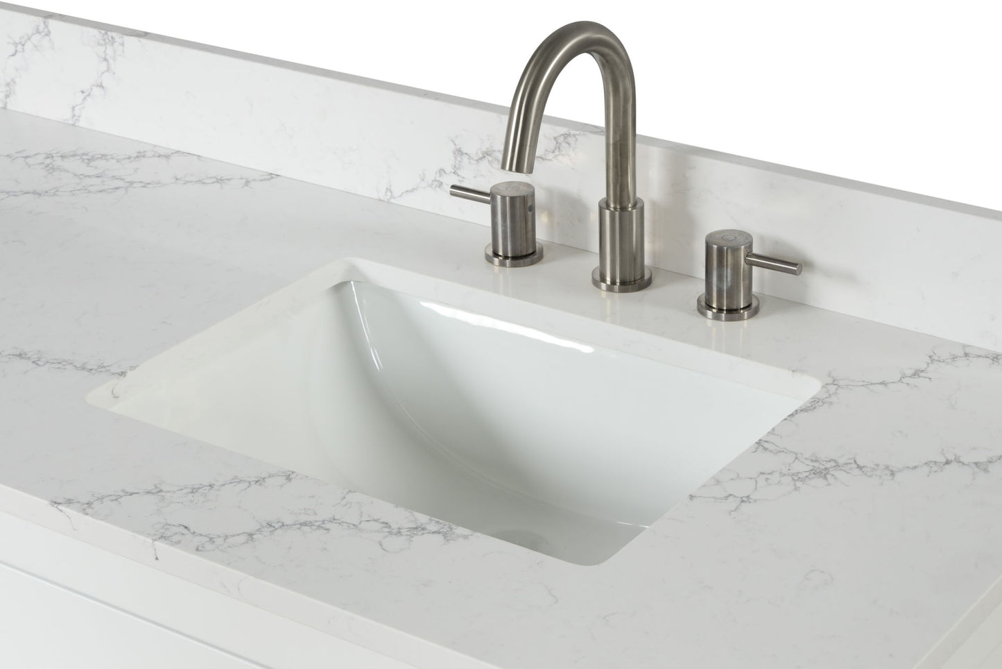 80" Vanity with Double Sink Quartz Top