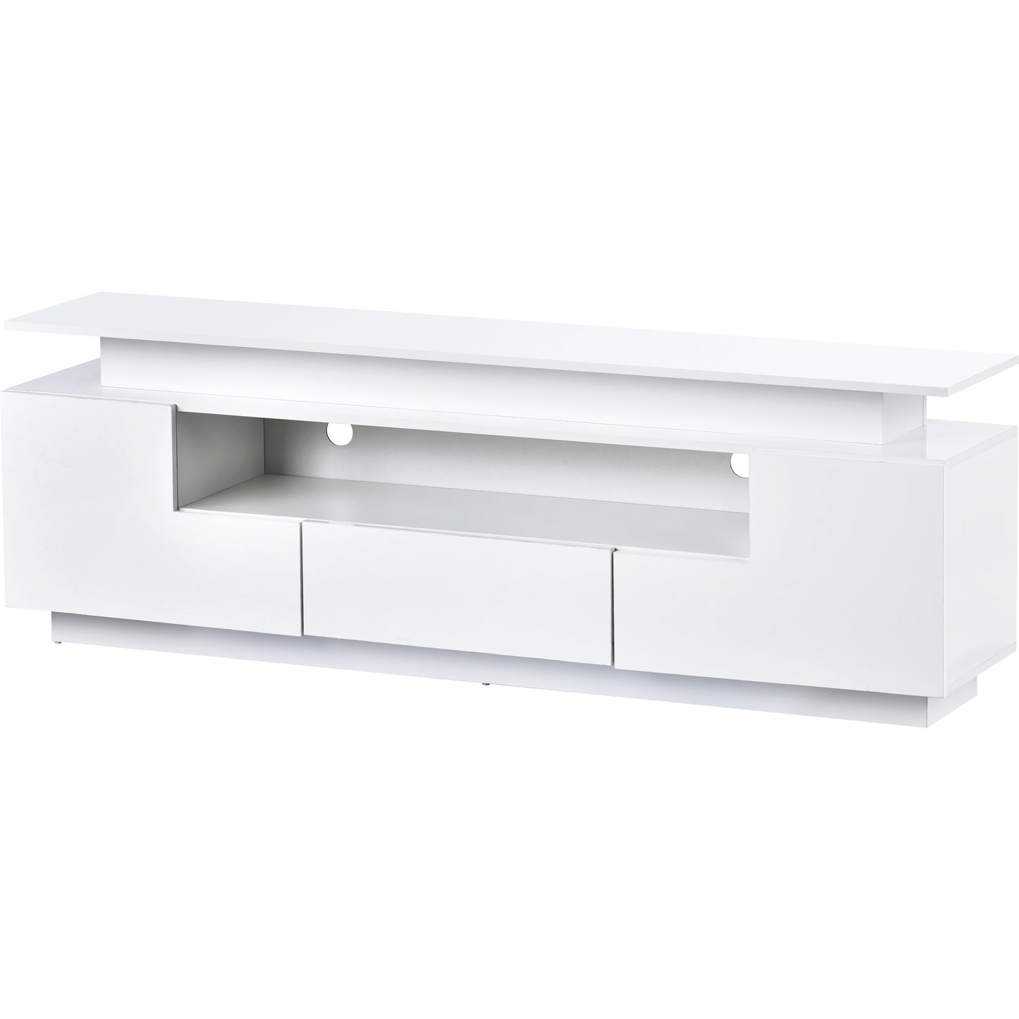 Modern, Stylish Functional LED, TV stand up to 75\"
