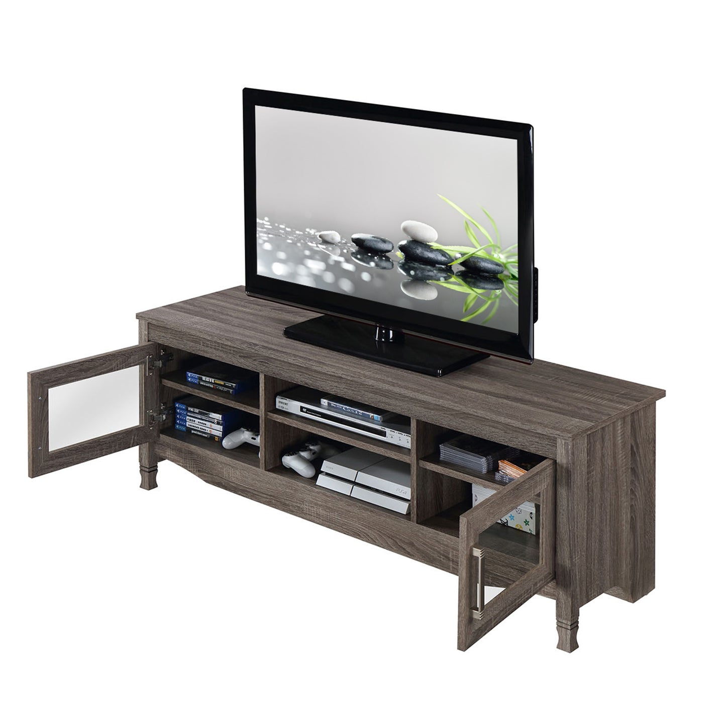 Techni Grey Driftwood TV Stand