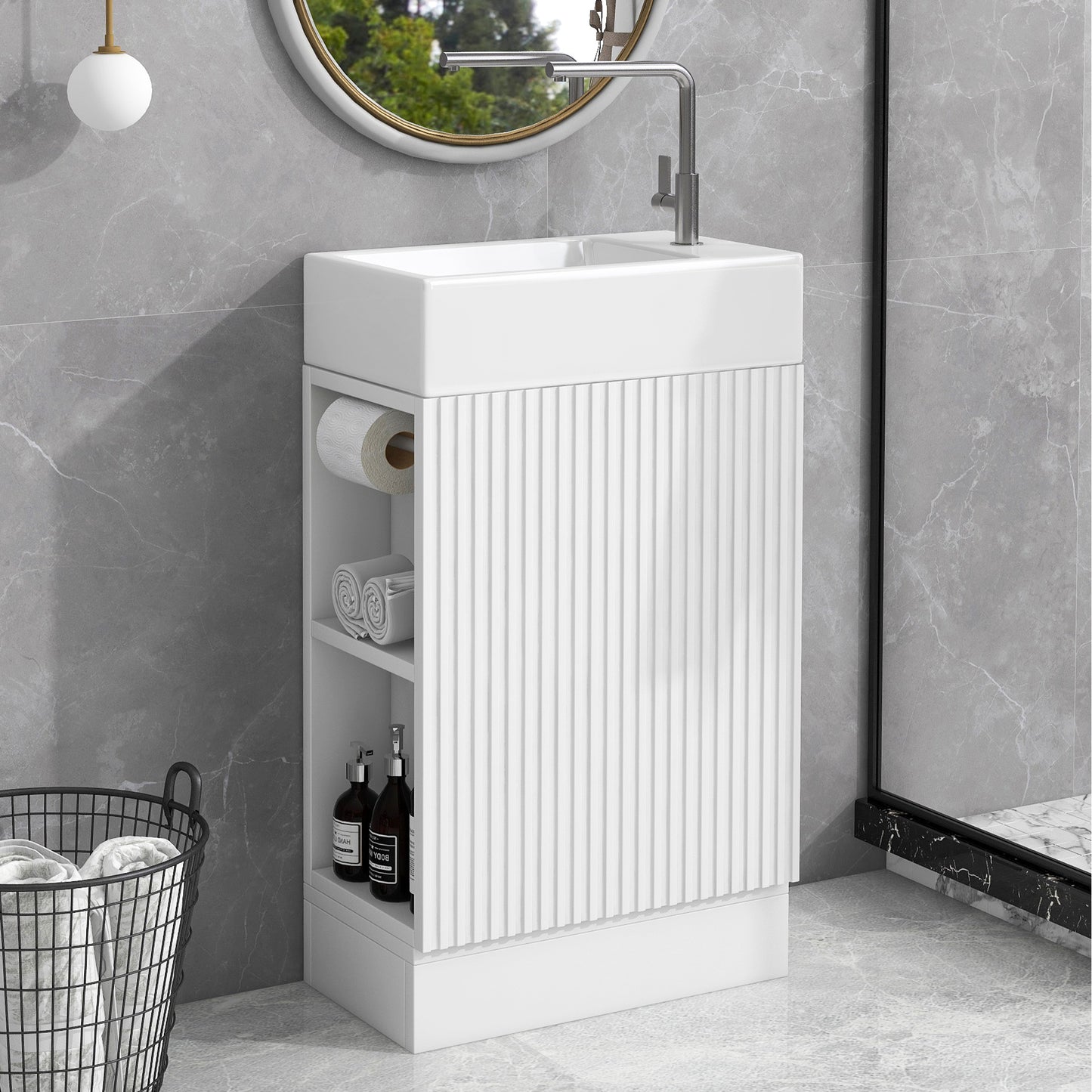18.6\\\" Luxurious Vanity with storage