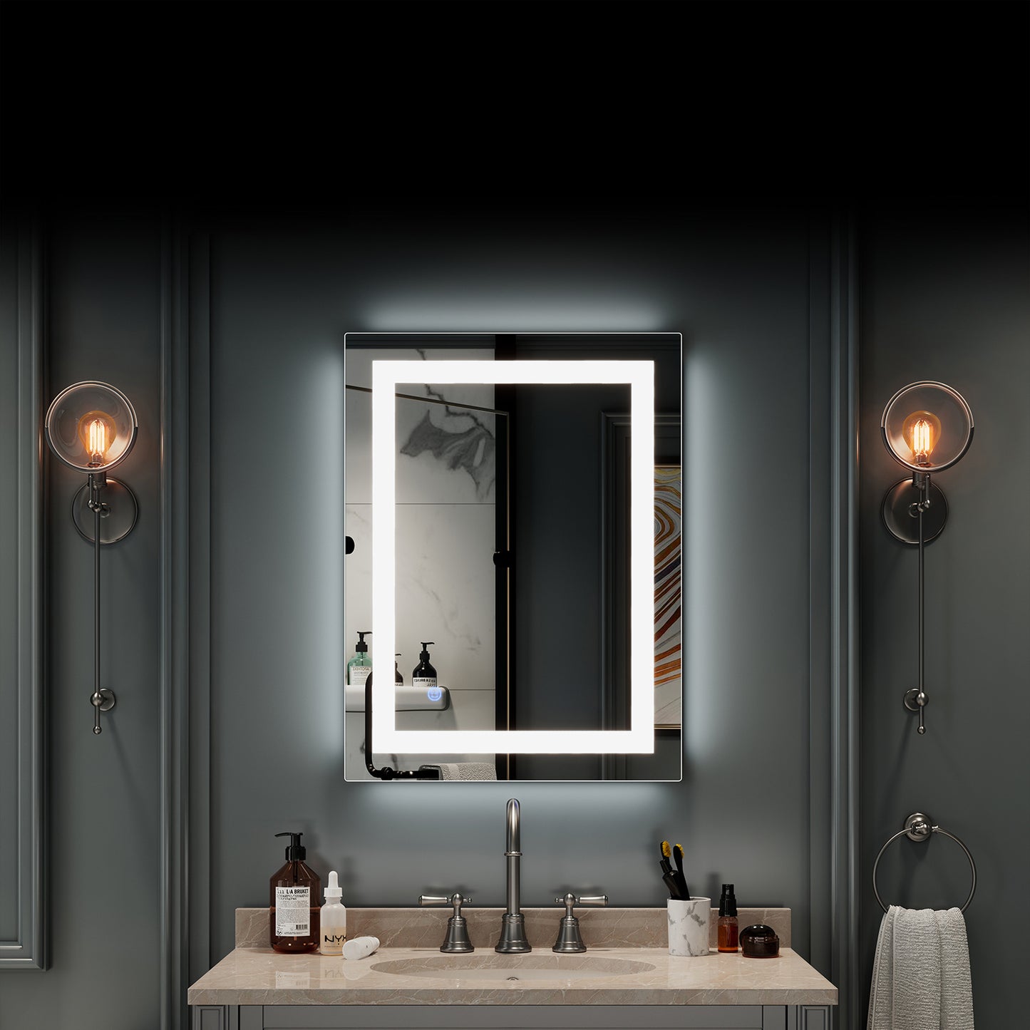 4 Size LED Mirror ( vertical/Horizontal)