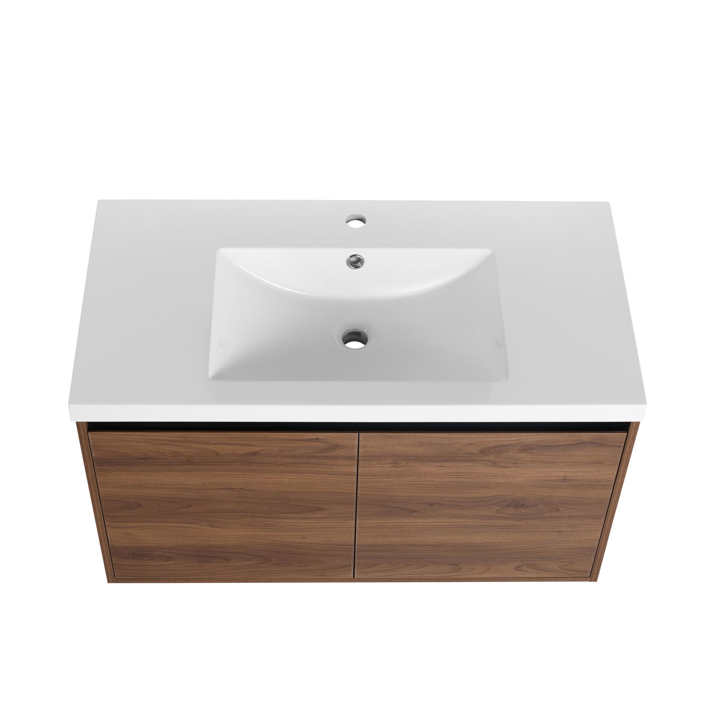 36" Vanity with resin Countertop Sink