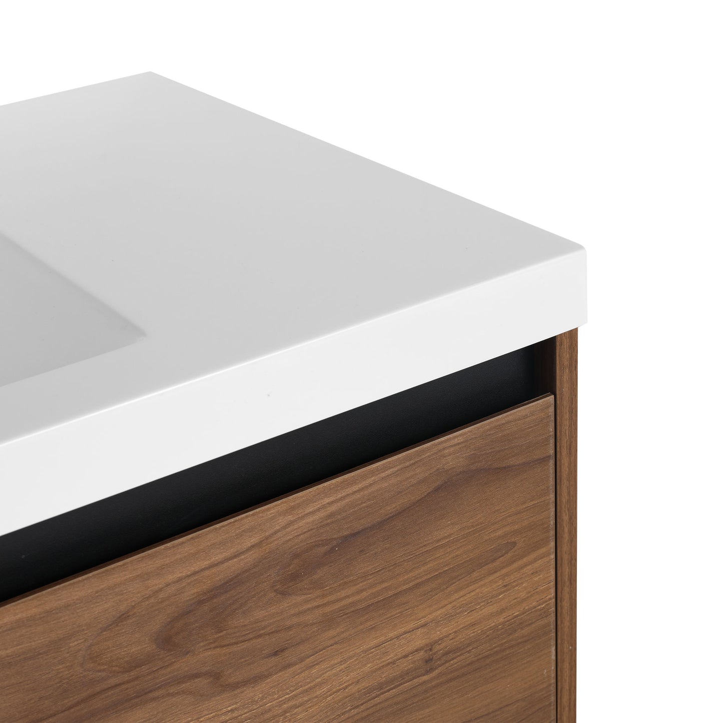 36" Vanity with resin Countertop Sink