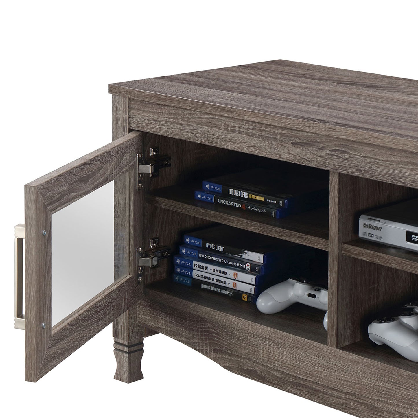 Techni Grey Driftwood TV Stand