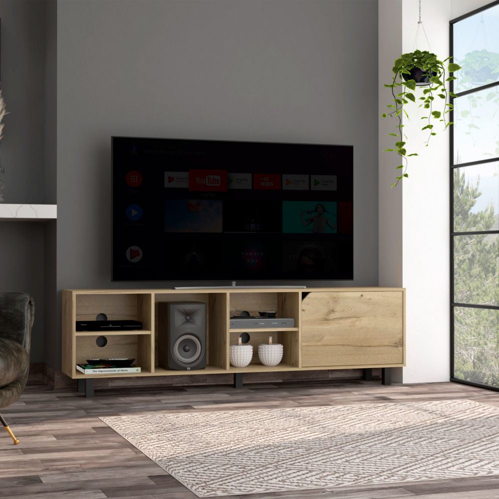 TV Stand for TV´s up 70" Light Oak Finish
