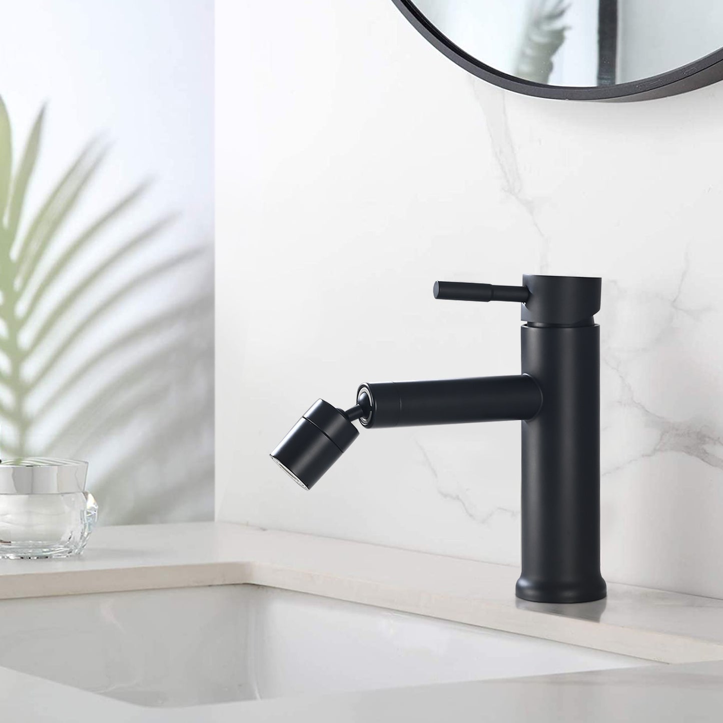 Matte Black Faucet 360°