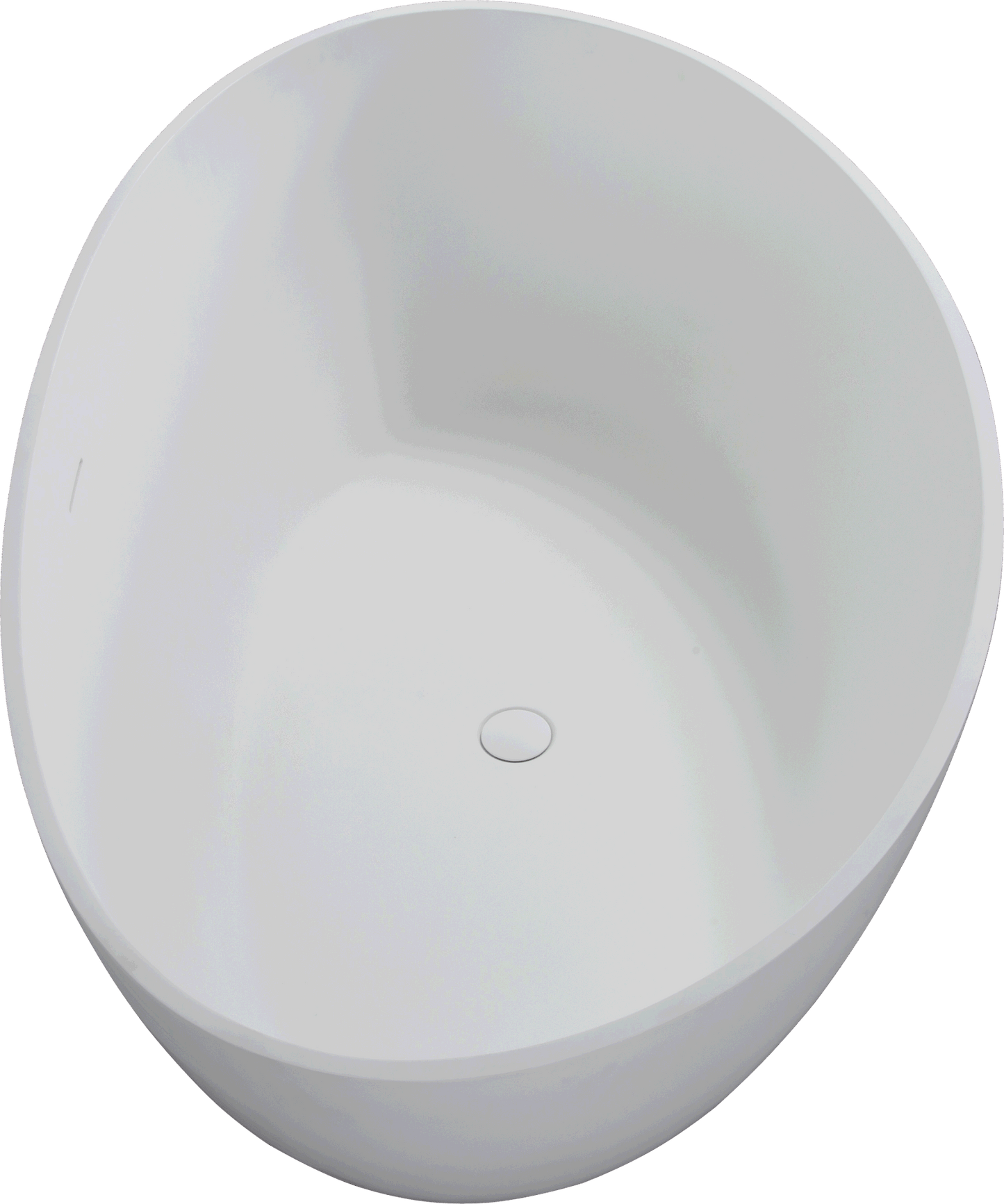 Luxury Handcrafted Stone Resin with Overflow in Matte White