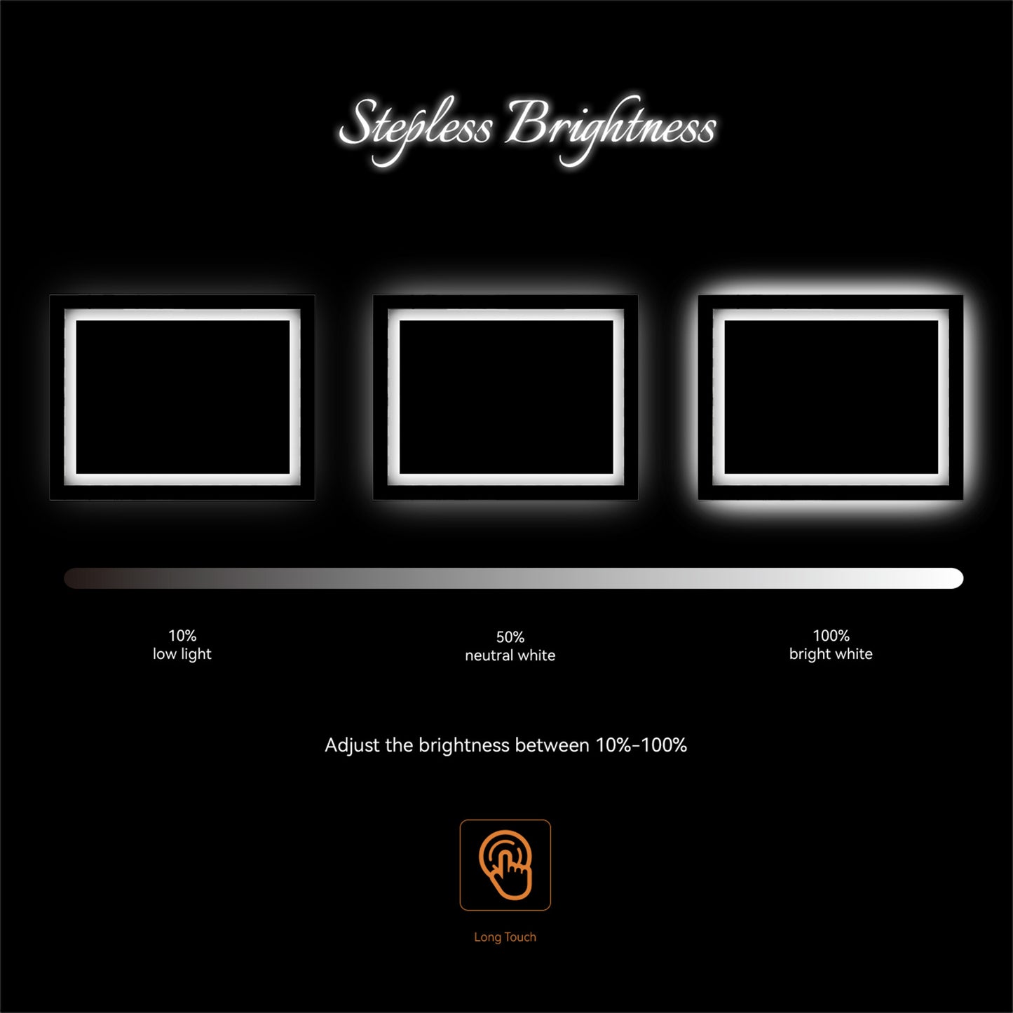 4 Size LED Mirror ( vertical/Horizontal)