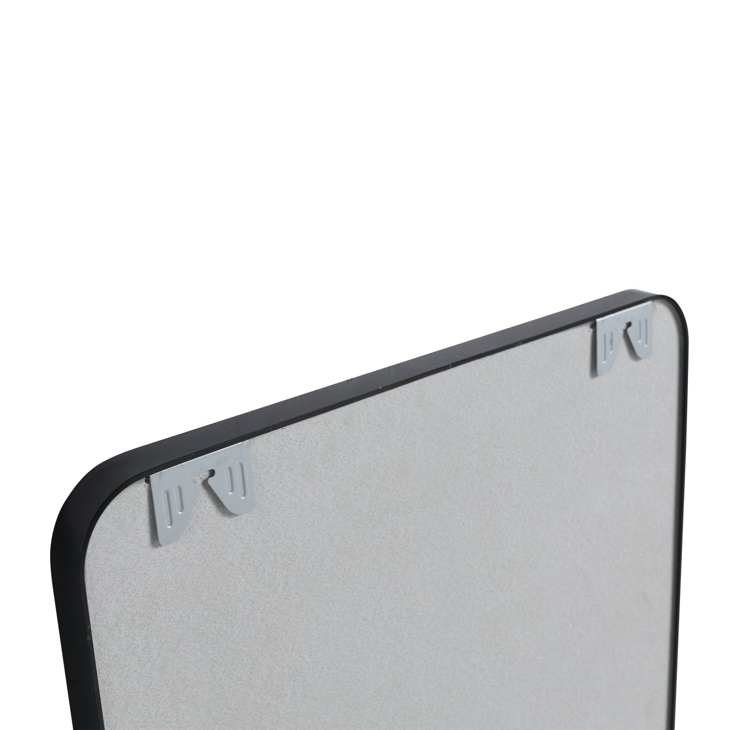 24 x 32 Mirror Black Aluminum Frame