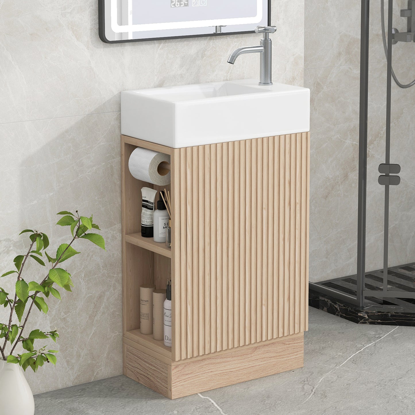 18.6\\\" Luxurious Vanity with storage