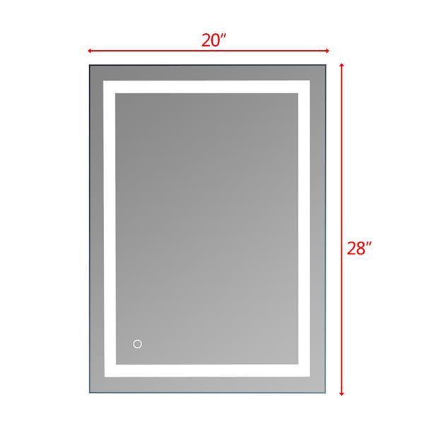 4 Size LED Mirror ( vertical/Horizontal)