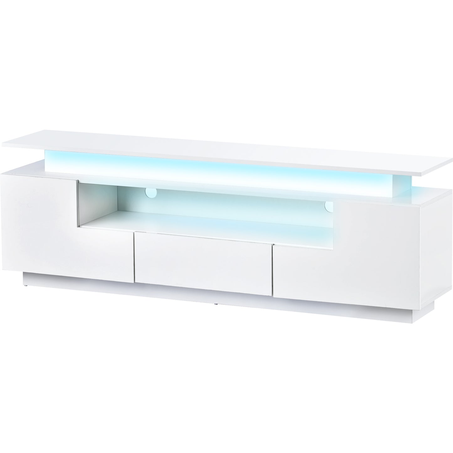 Modern, Stylish Functional LED, TV stand up to 75\"