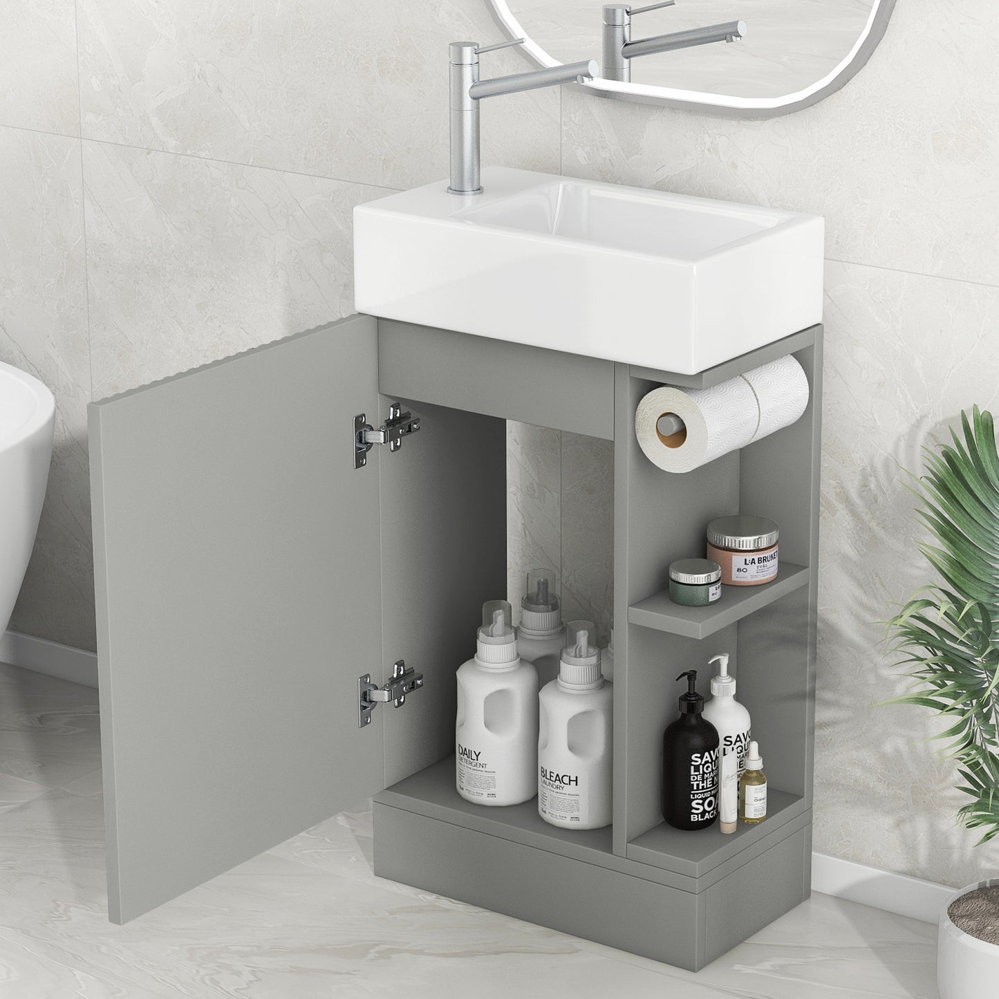 18.6\\\" Luxurious Vanity with storage