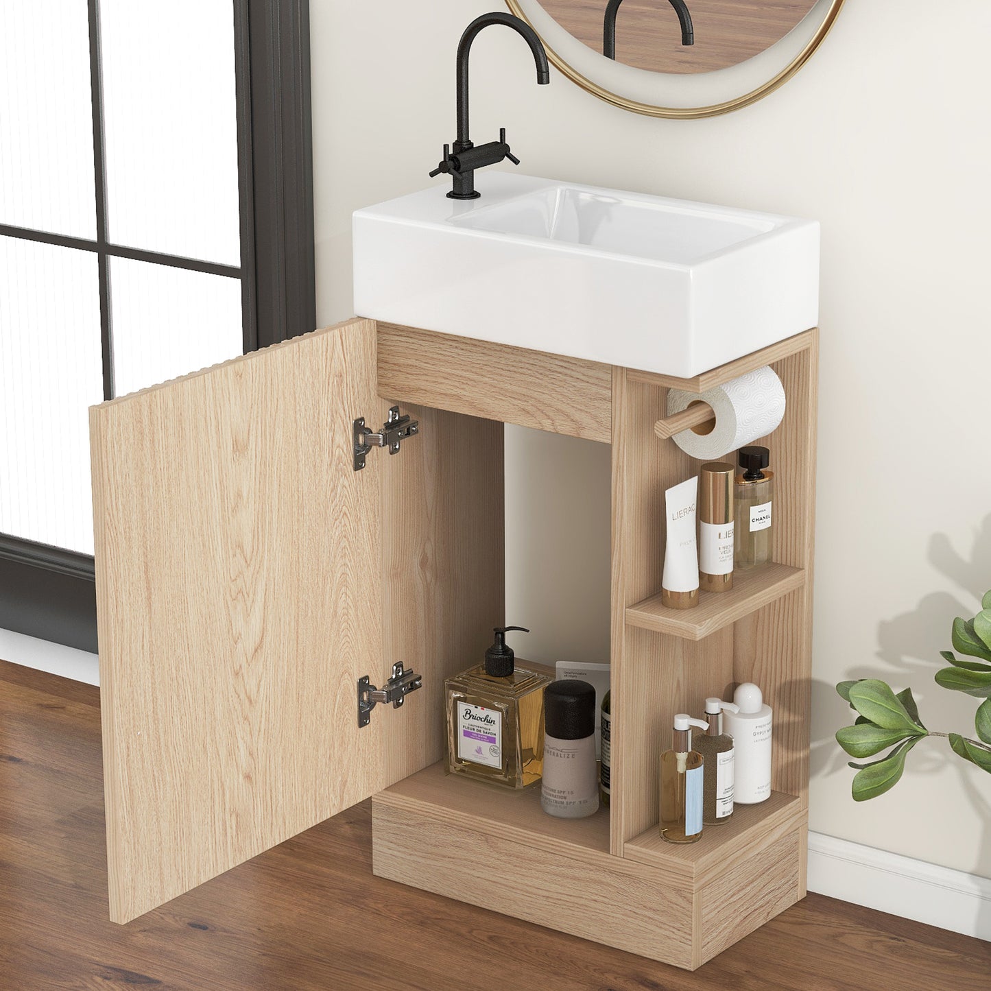 18.6\\\" Luxurious Vanity with storage