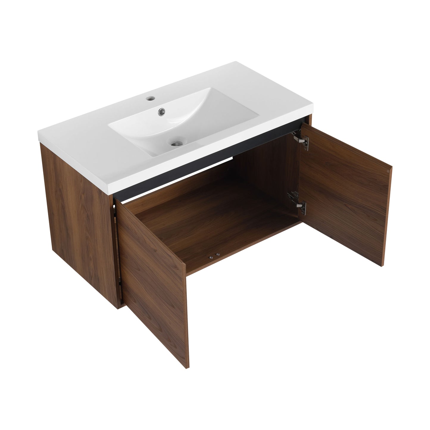 36" Vanity with resin Countertop Sink