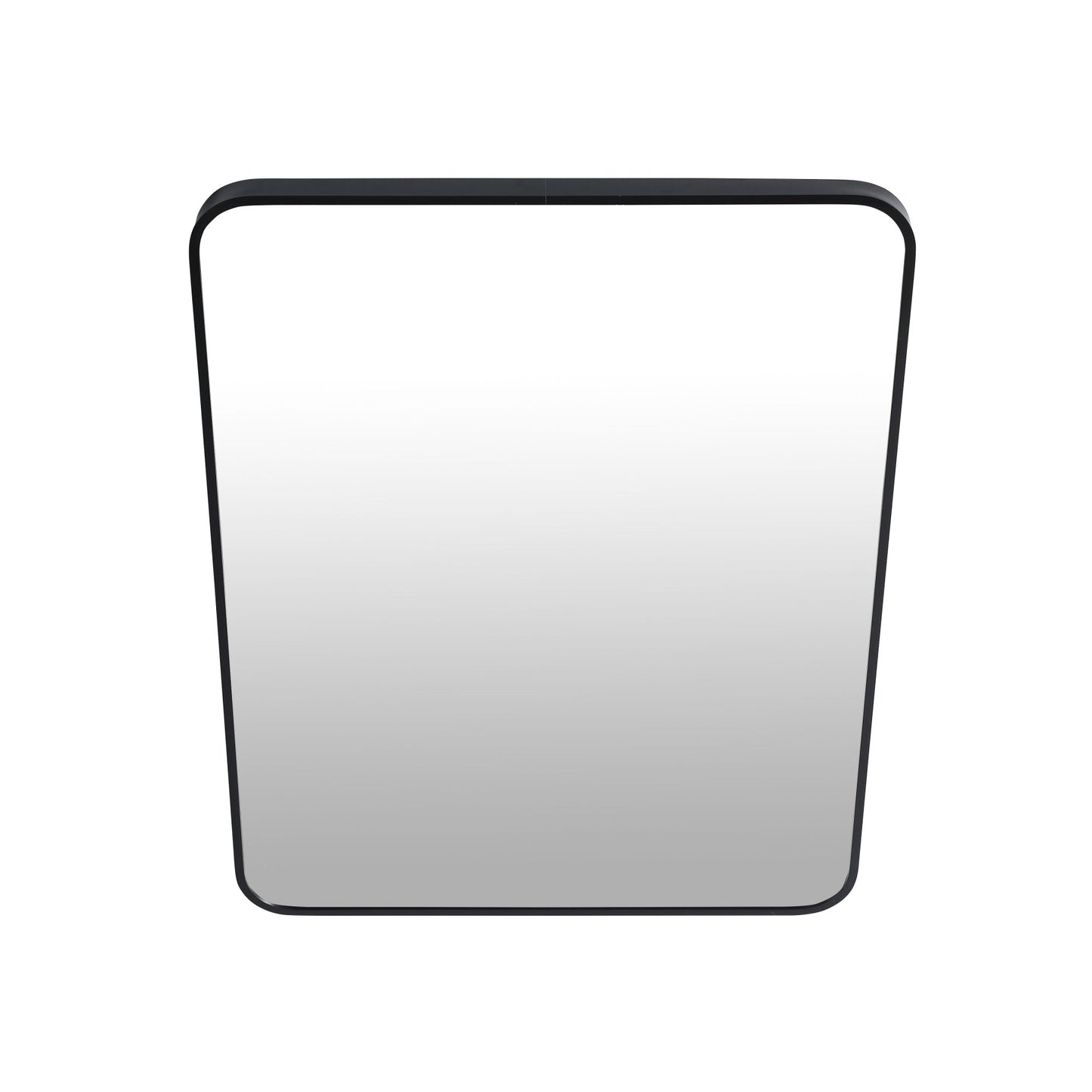 24 x 32 Mirror Black Aluminum Frame