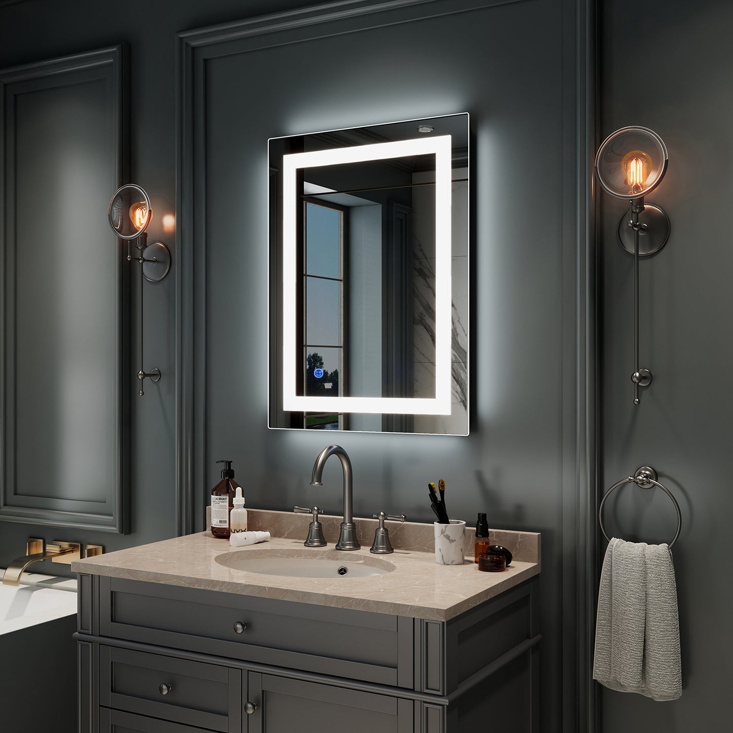 4 Size LED Mirror ( vertical/Horizontal)