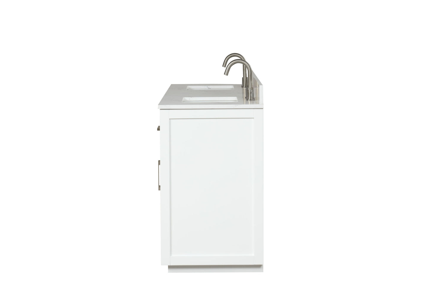 80" Vanity with Double Sink Quartz Top