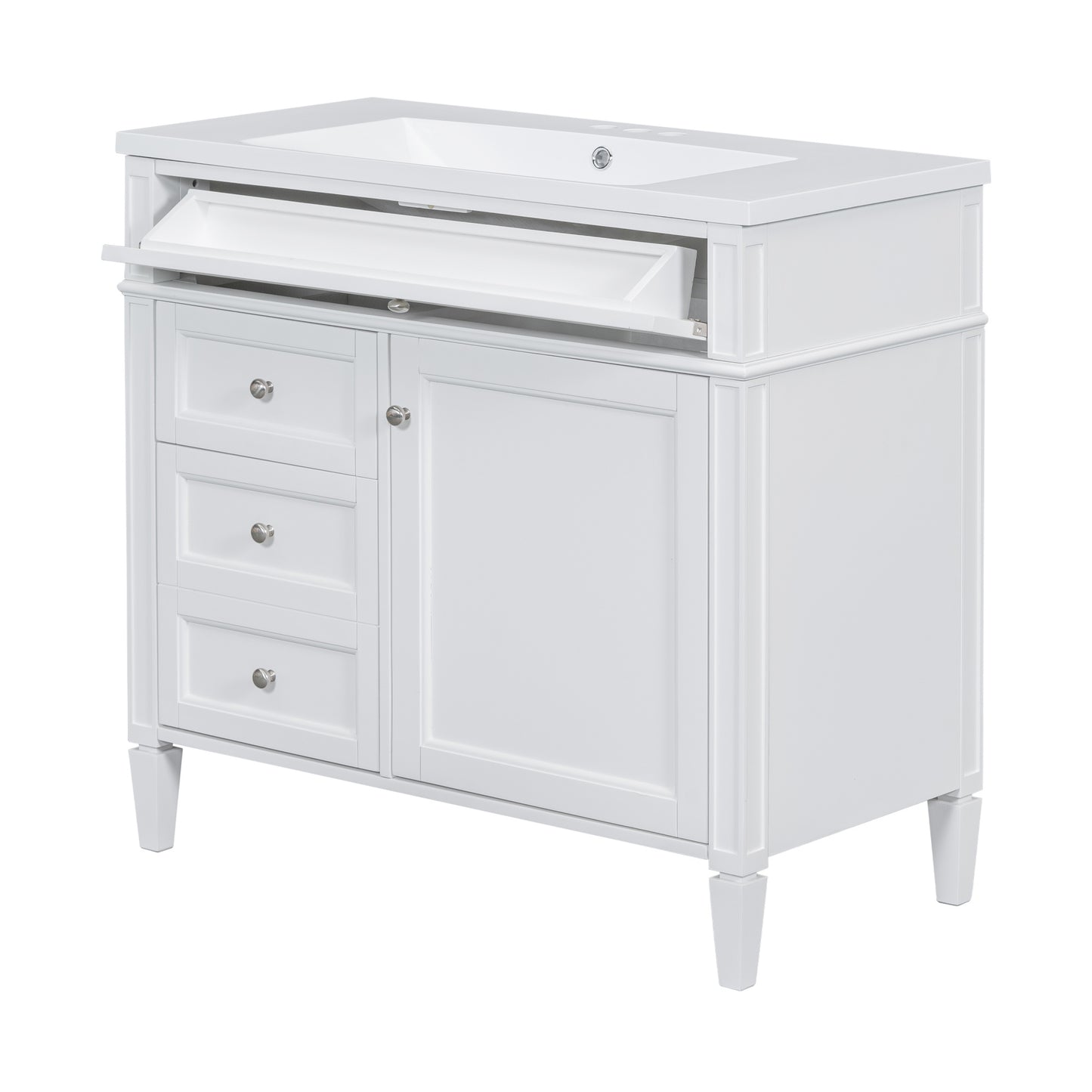 36'' Royal Blue Vanity with Medicine Cabinet