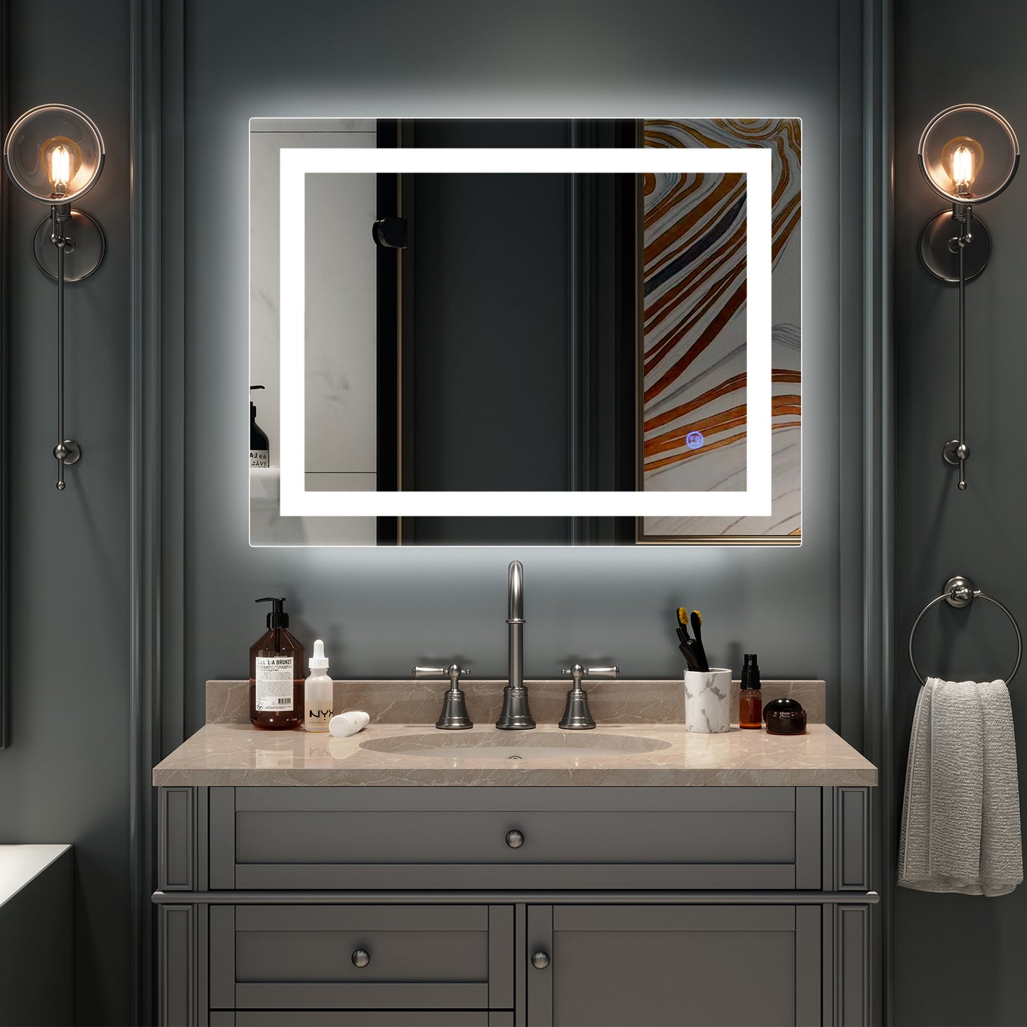 4 Size LED Mirror ( vertical/Horizontal)