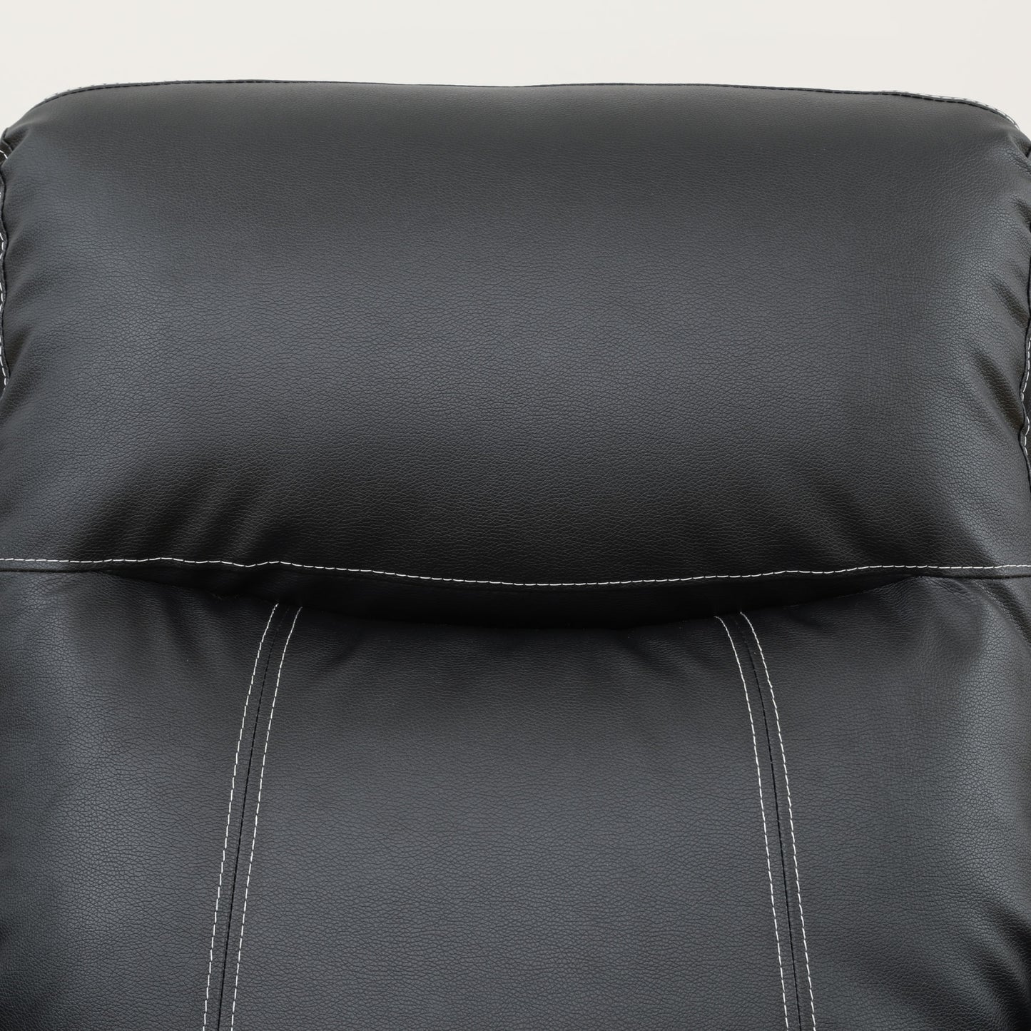 modern faux leather 3 seater sofa