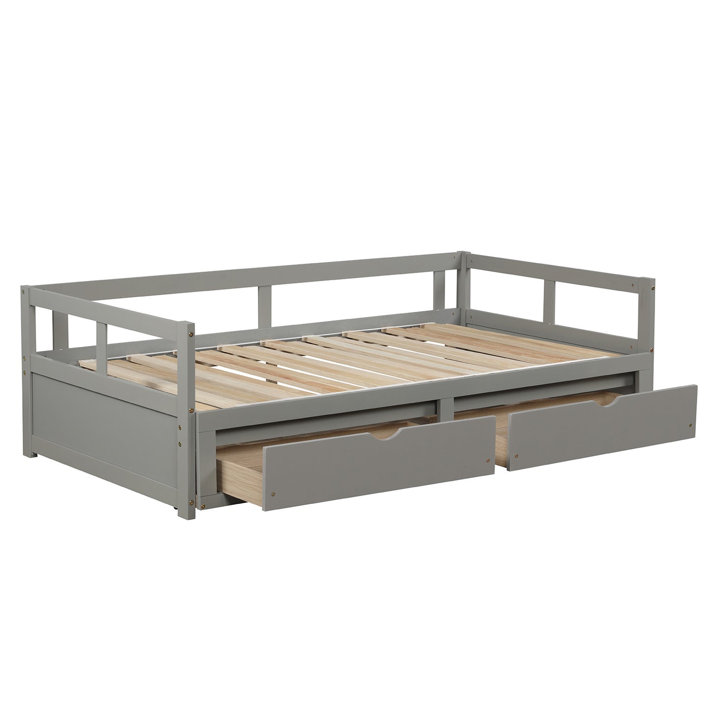 Wooden Kingsize Daybed with Trundle
