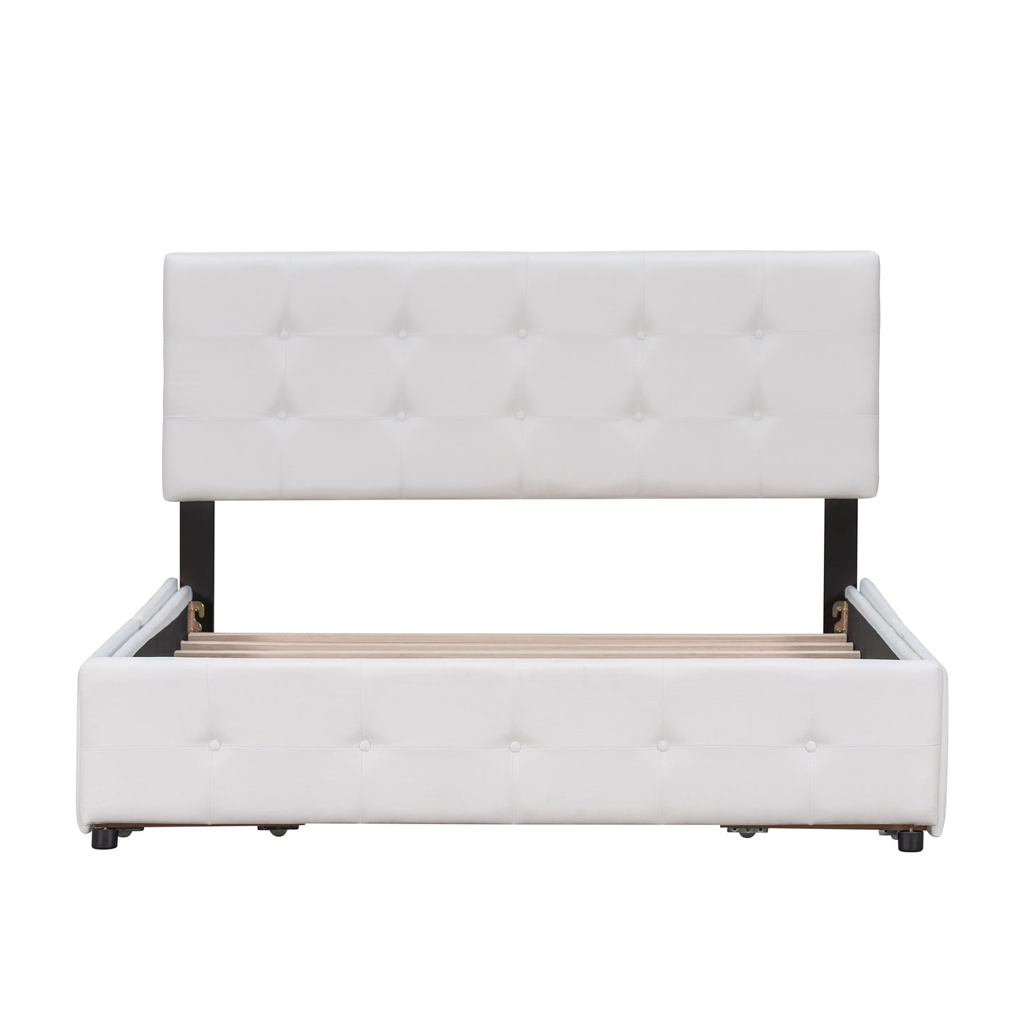 Classic Headboard and 4 Drawers; Queen Size