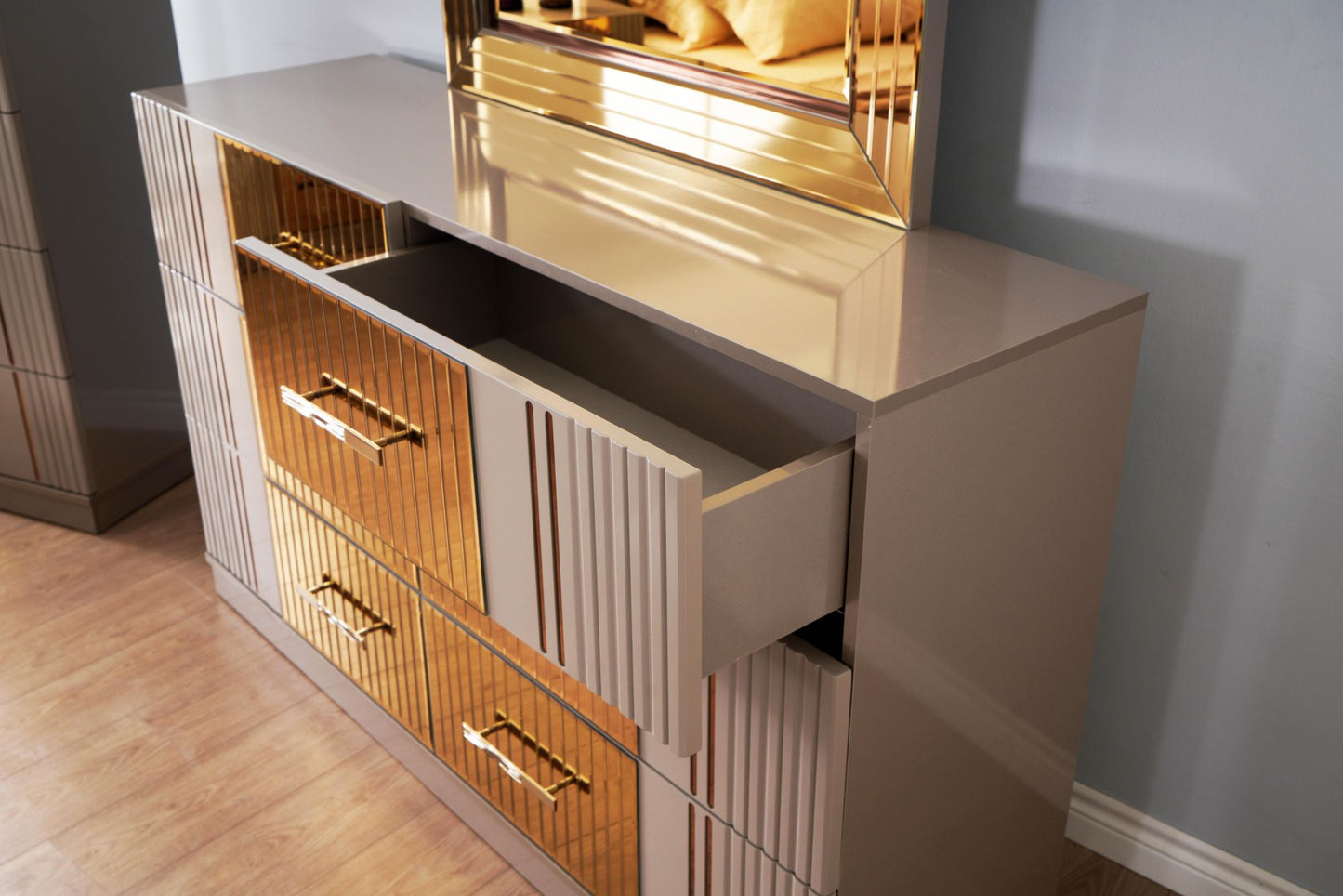 Golden Dresser