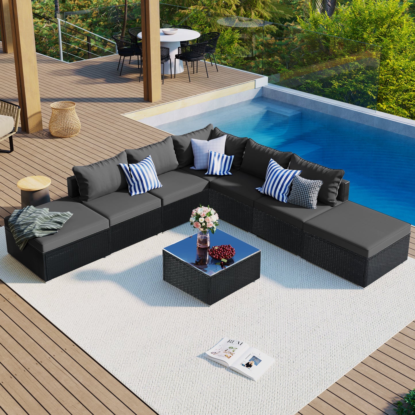 royalty sofa 8-Pieces Furniture Sets