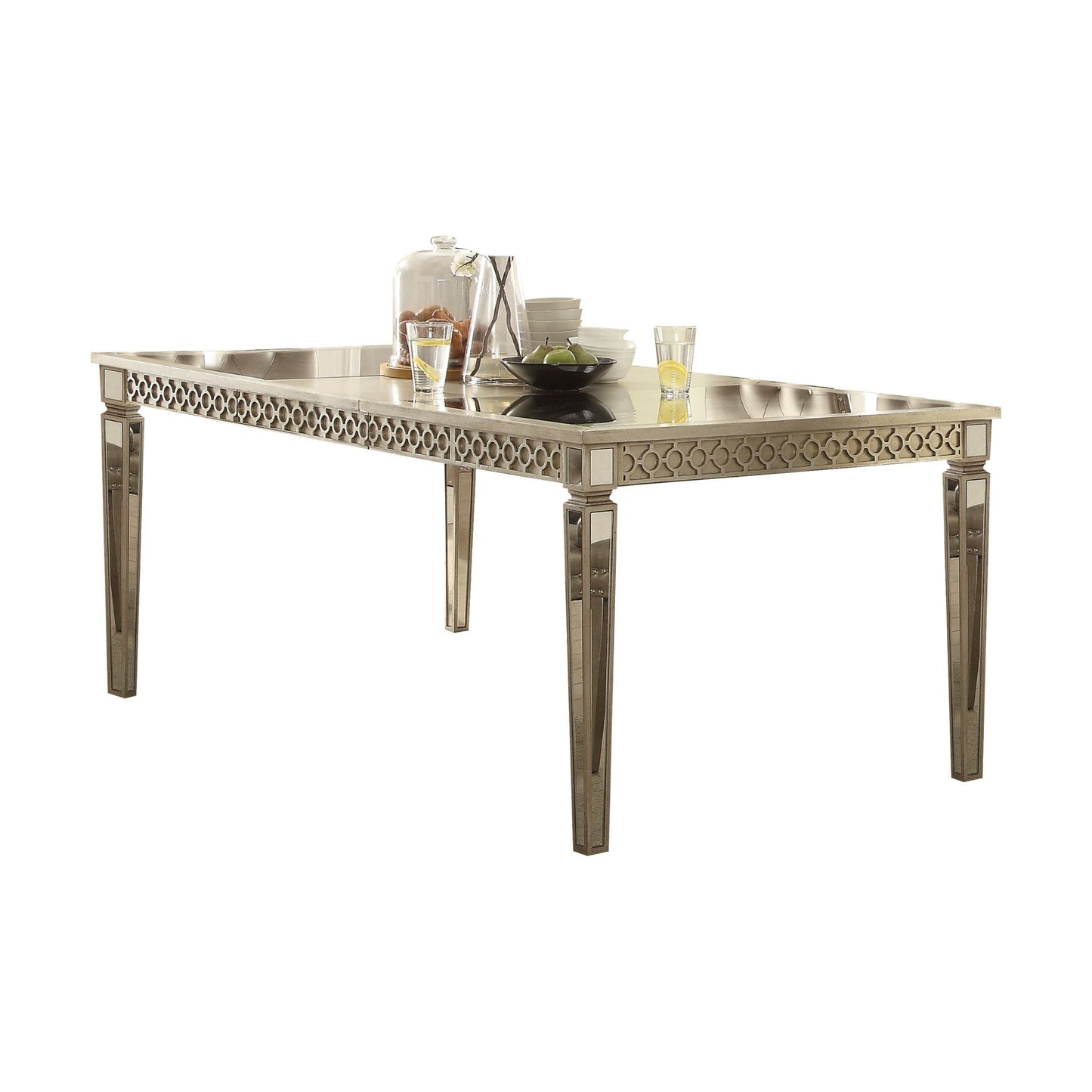 Kacela Dining Table in Champagne