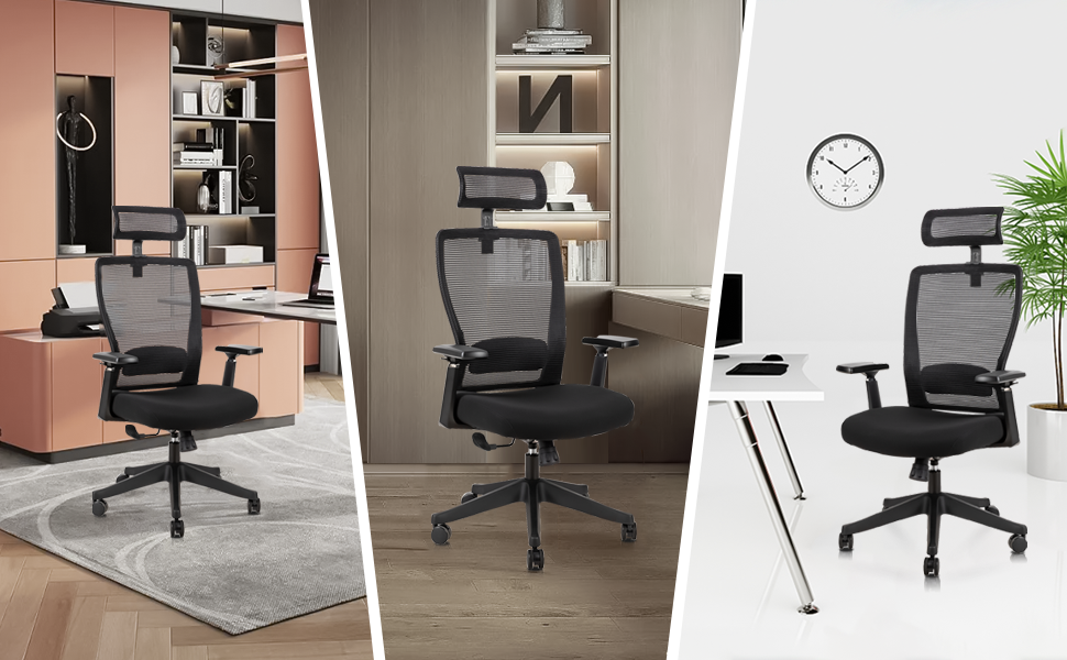 office mesh chair with lumbar support