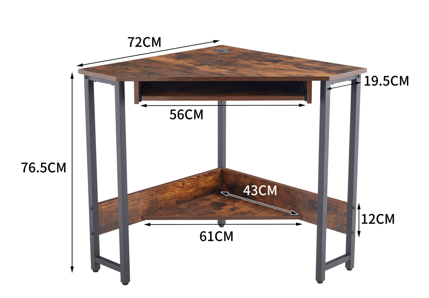 Triangle Computer Desk