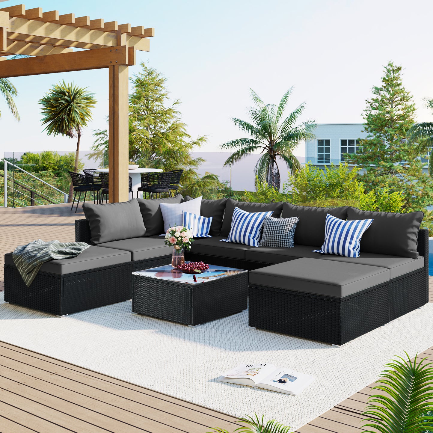 royalty sofa 8-Pieces Furniture Sets