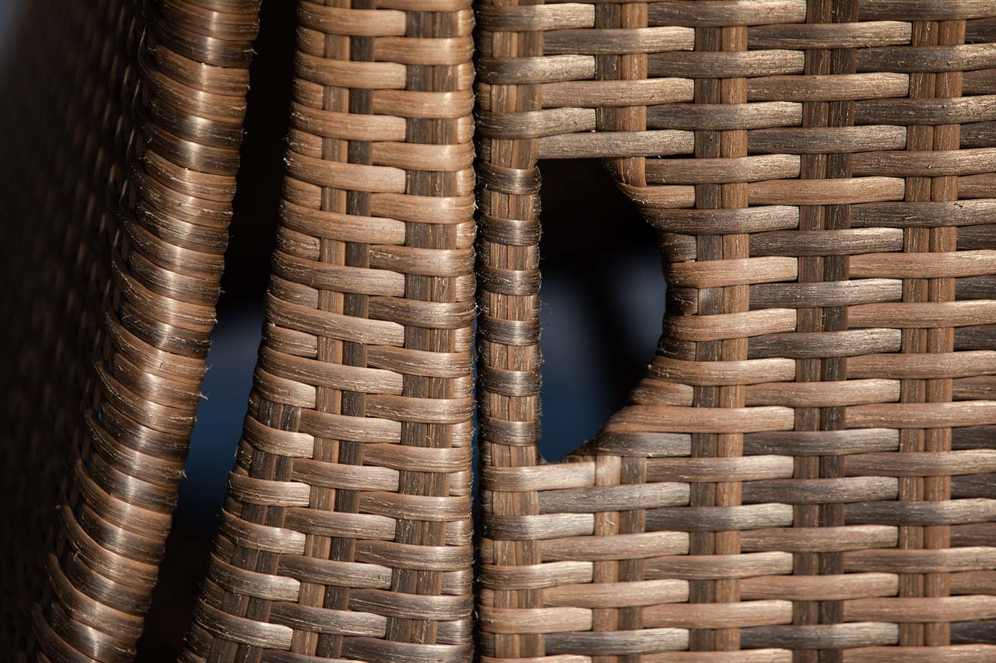 Brown Wicker Patio Firepit table