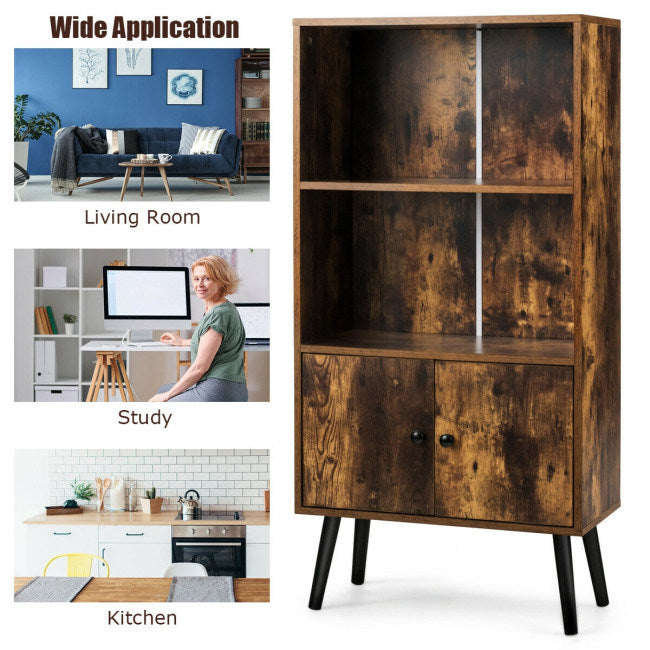 2-Tier Retro Bookcase