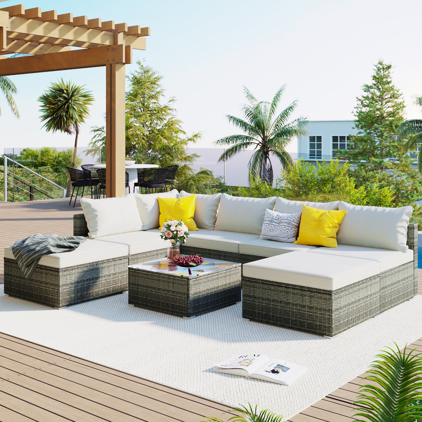 royalty sofa 8-Pieces Furniture Sets