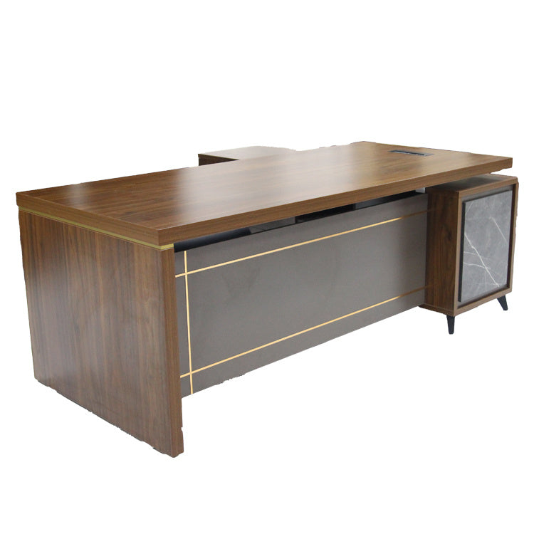 Executive Office Desk with Side Cabinet (commercial)