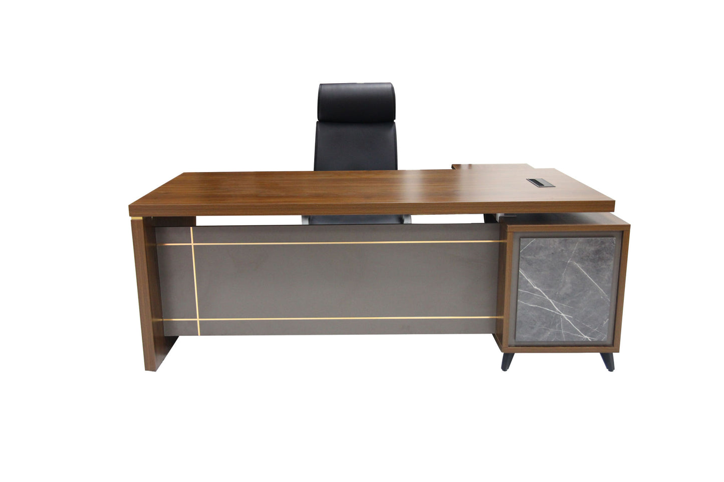 Executive Office Desk with Side Cabinet (commercial)