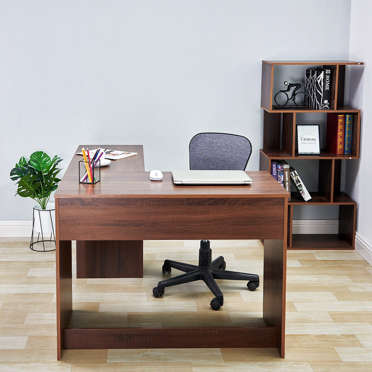 39.4\" W x 47.2\" Computer Desk L-Shaped