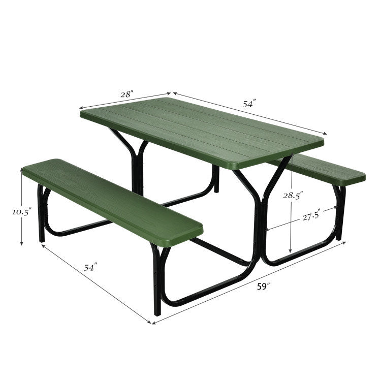 All Weather Outdoor Picnic Table