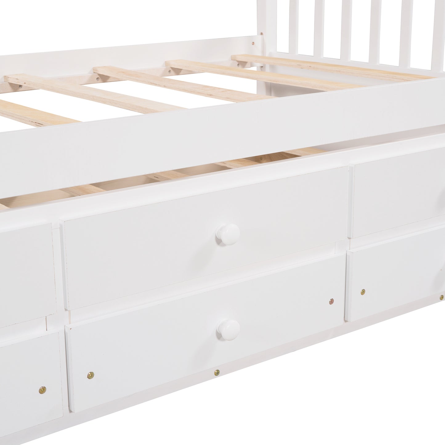 Daybed with Trundle and Drawers; Twin Size