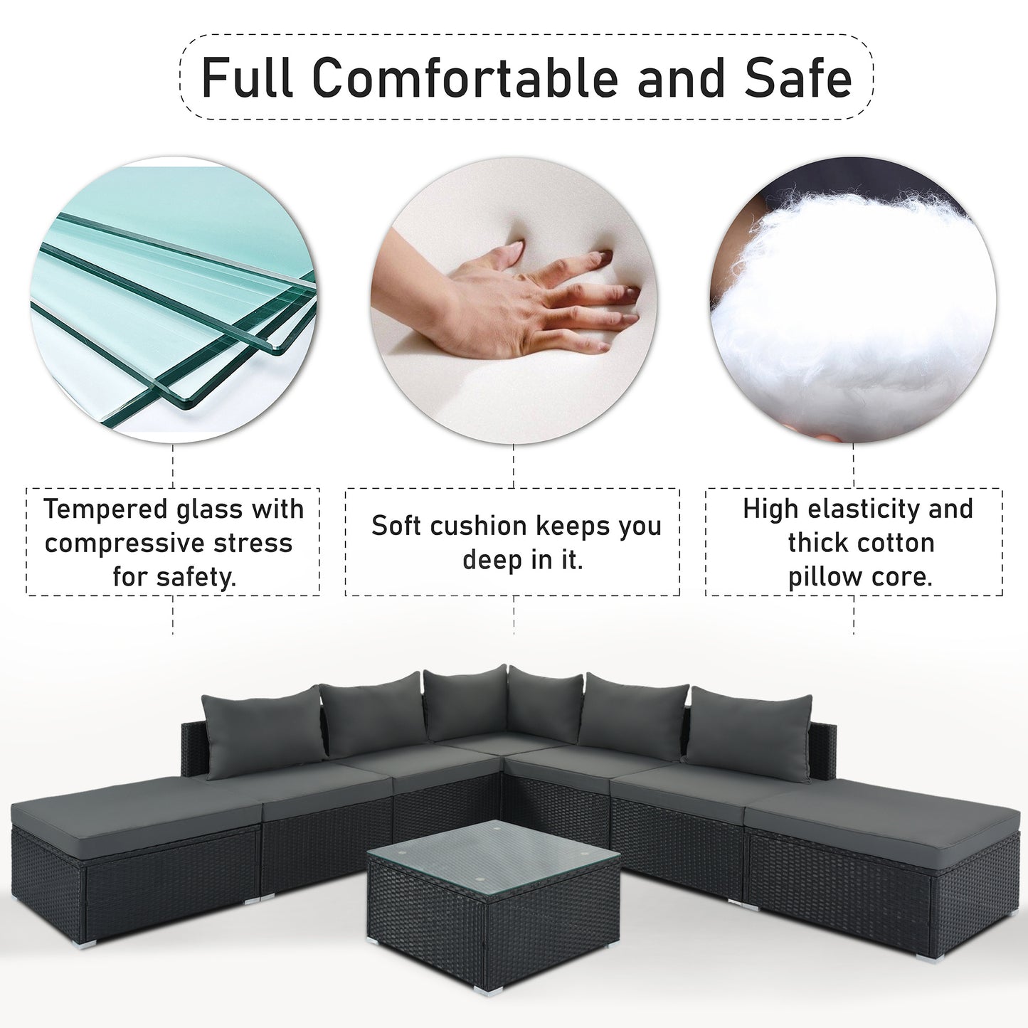 royalty sofa 8-Pieces Furniture Sets