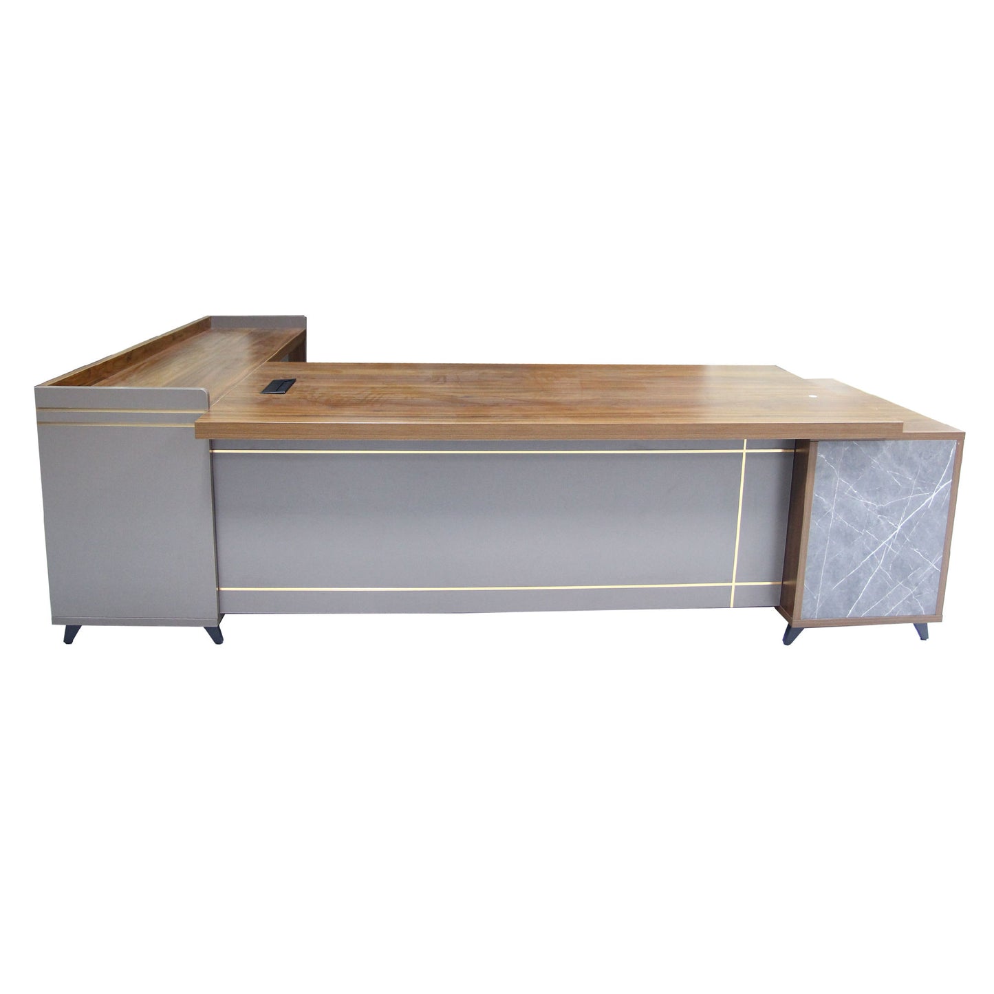 Executive Office Desk with Side Cabinet (commercial)